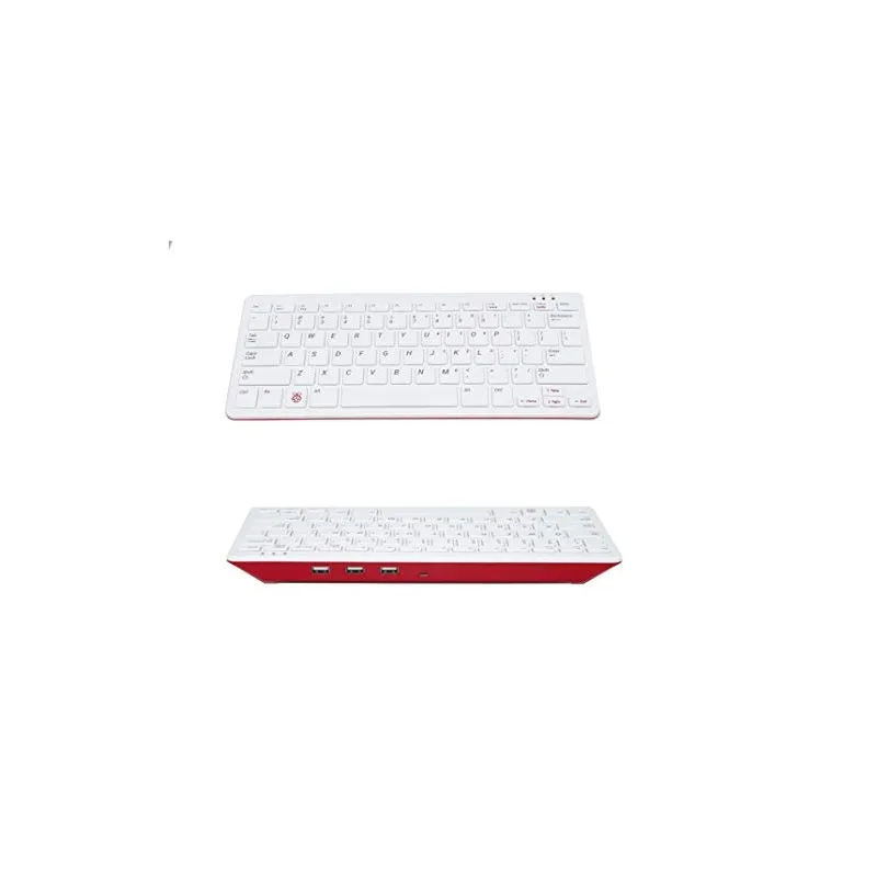 Raspberry Pi Keyboard - US Layout, White/Red - Image 4