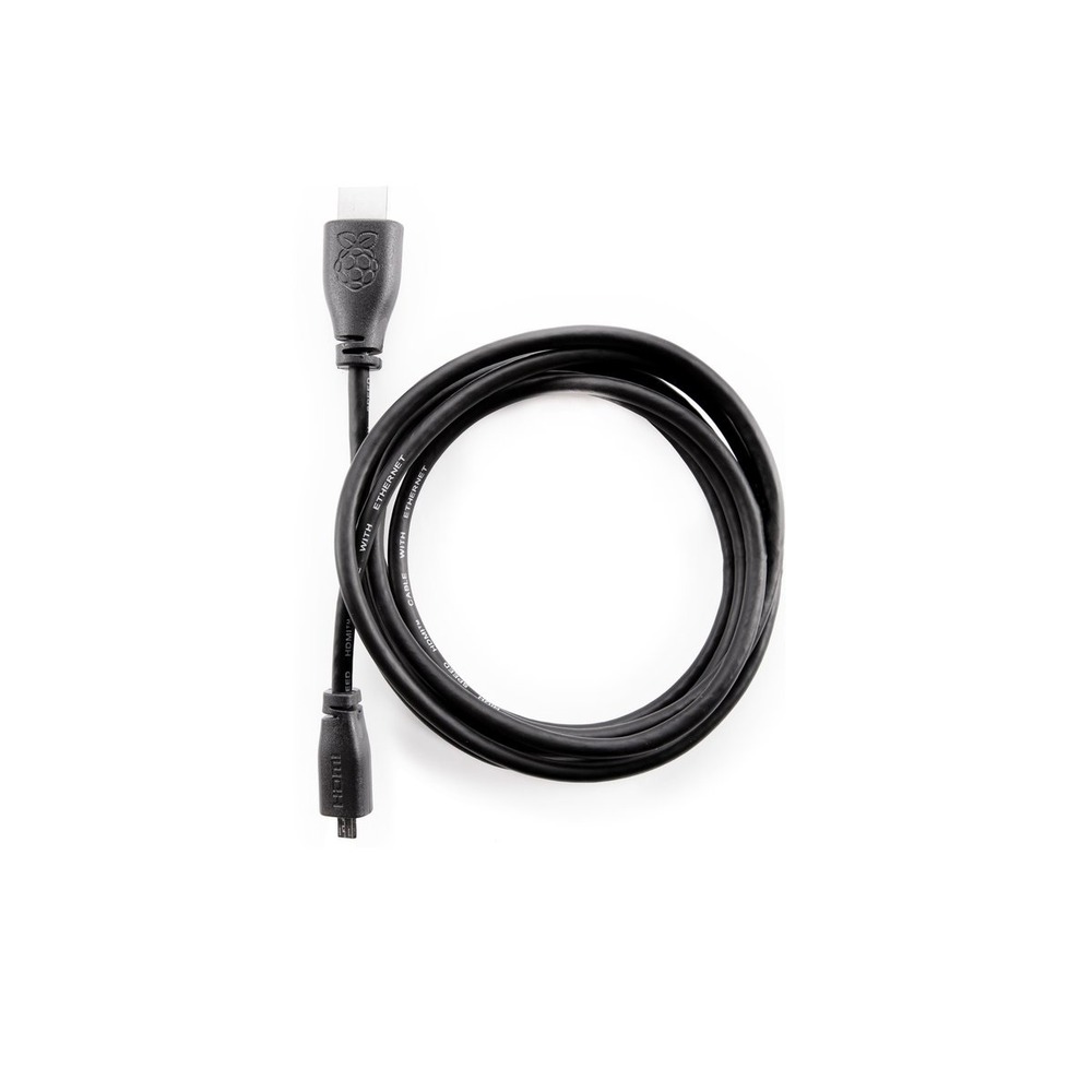 Raspberry Pi Micro-HDMI to HDMI Cable - 2m - Image 2