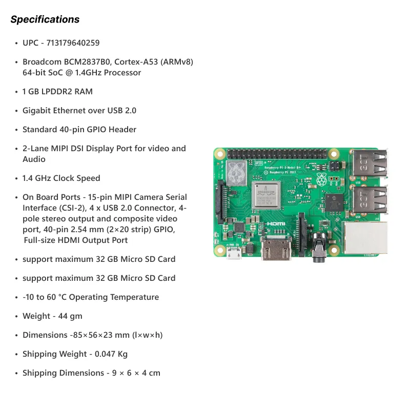 Raspberry Pi Model 3B+ - Image 6