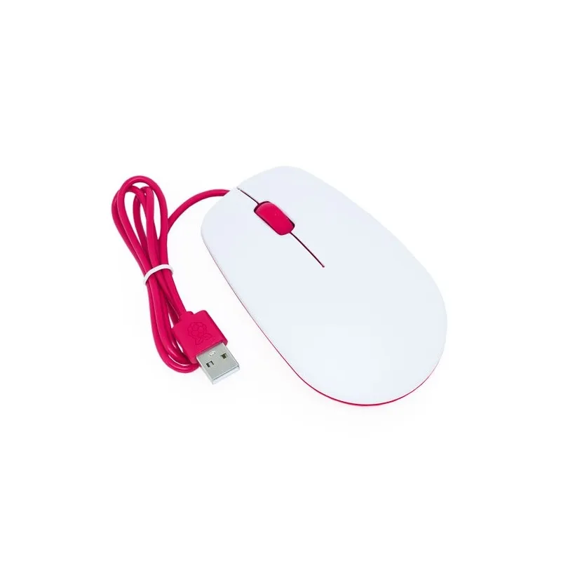 Raspberry Pi Mouse - Official White/Red USB - Image 2
