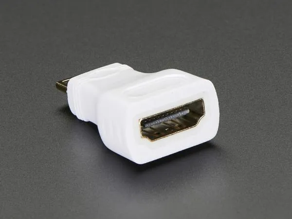 Raspberry Pi Official Mini HDMI to HDMI Adapter - Image 3
