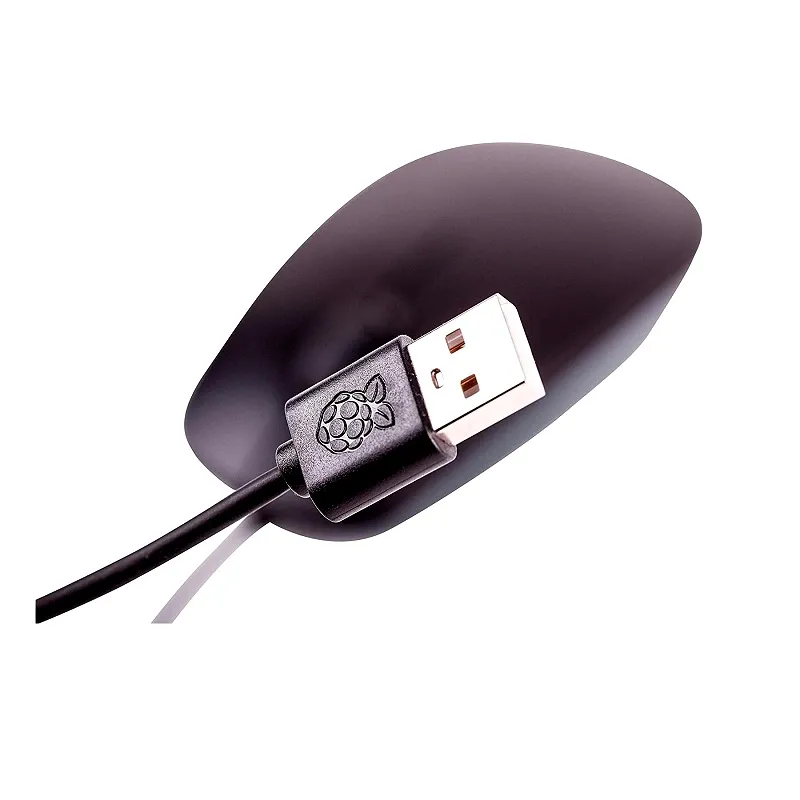 Raspberry Pi USB Mouse (Black/Grey) - Image 3