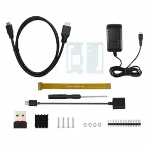 Raspberry Pi Zero W Kit w/ Case, Cables, PSU & Heatsink