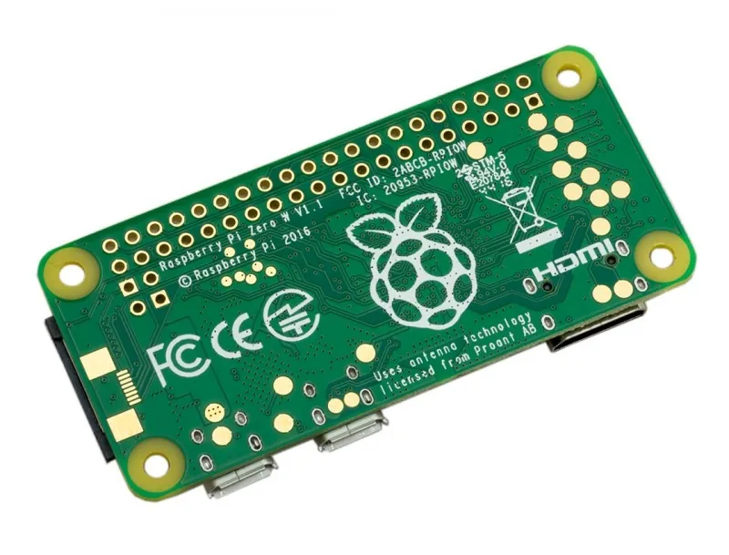 Raspberry Pi Zero W WH with Pre-Soldered Header - Image 3