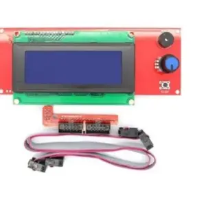 RepRapDiscount 2004 LCD Smart Controller with Adapter