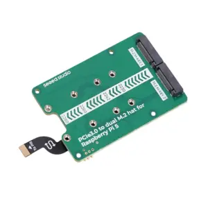 Seeed Studio Studio Dual M.2 PCIe 3.0 Switch HAT for Raspberry Pi 5