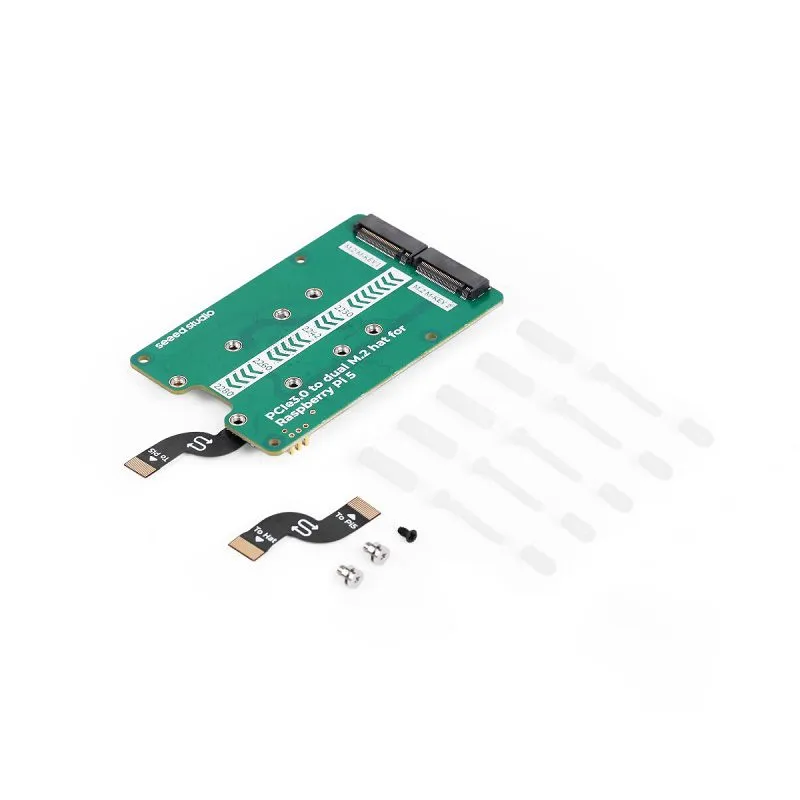 Seeed Studio Studio Dual M.2 PCIe 3.0 Switch HAT for Raspberry Pi 5 - Image 4