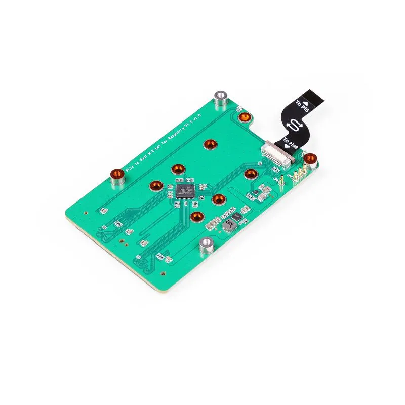Seeed Studio Studio Dual M.2 PCIe HAT for Raspberry Pi 5 NVMe/AI - Image 2