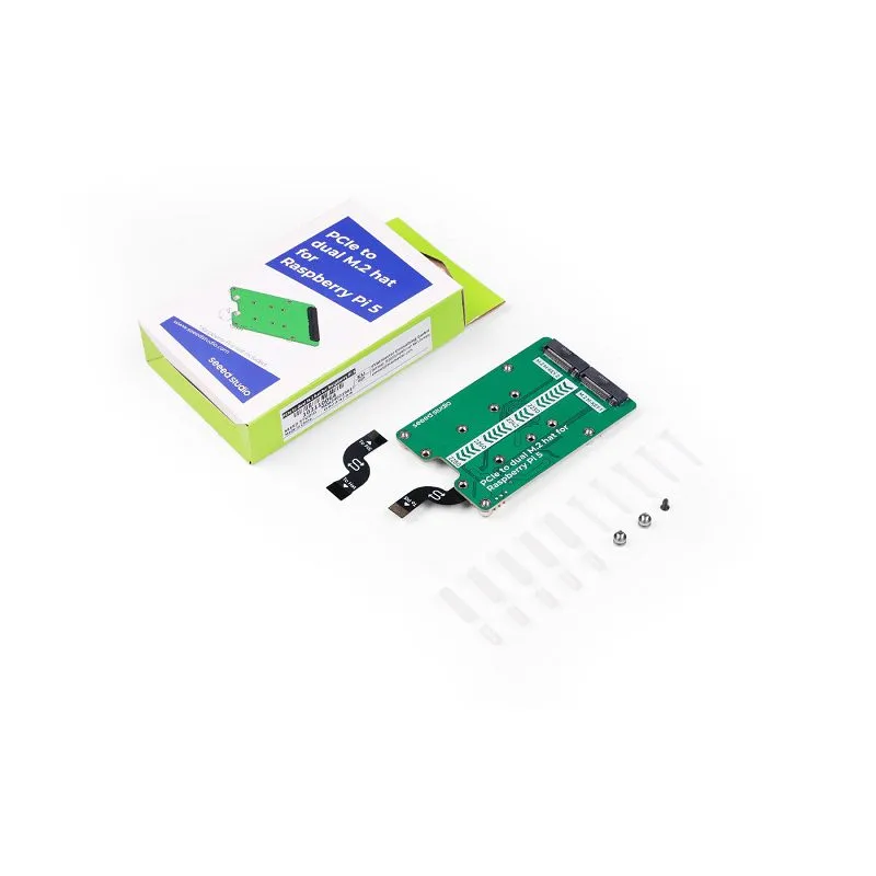 Seeed Studio Studio Dual M.2 PCIe HAT for Raspberry Pi 5 NVMe/AI - Image 4
