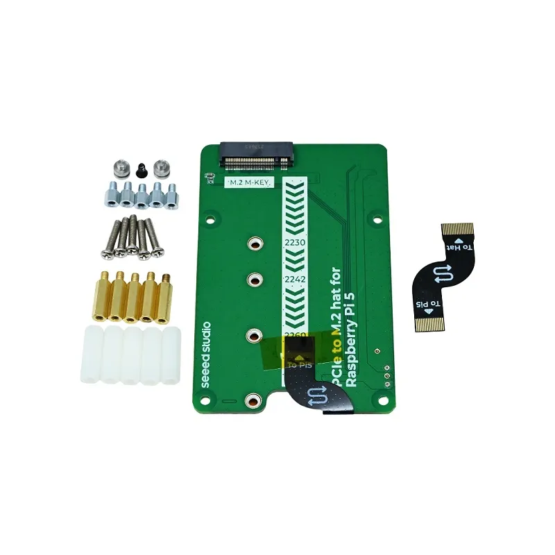 Seeed Studio Studio PCIe to M.2 HAT for Raspberry Pi 5 NVMe - Image 3