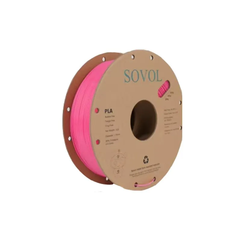 SOVOL Matte PLA Filament, 1.75mm, Neon Pink - Image 2