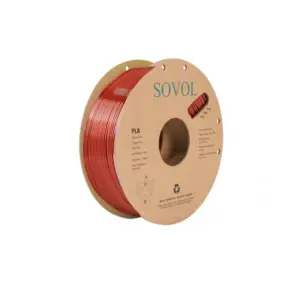 SOVOL Silk PLA Filament, Copper, 1.75mm, 1kg
