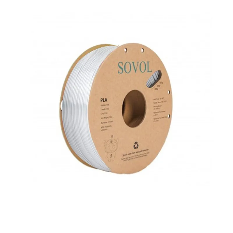 SOVOL Silk PLA Filament - Silver, 1kg - Image 2
