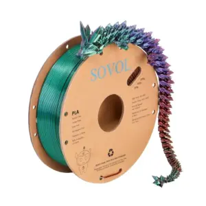 SOVOL Silk Rainbow PLA Filament 1.75mm 1kg