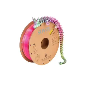 SOVOL Silk Tricolor PLA Filament Blue Yellow Fuchsia 1kg
