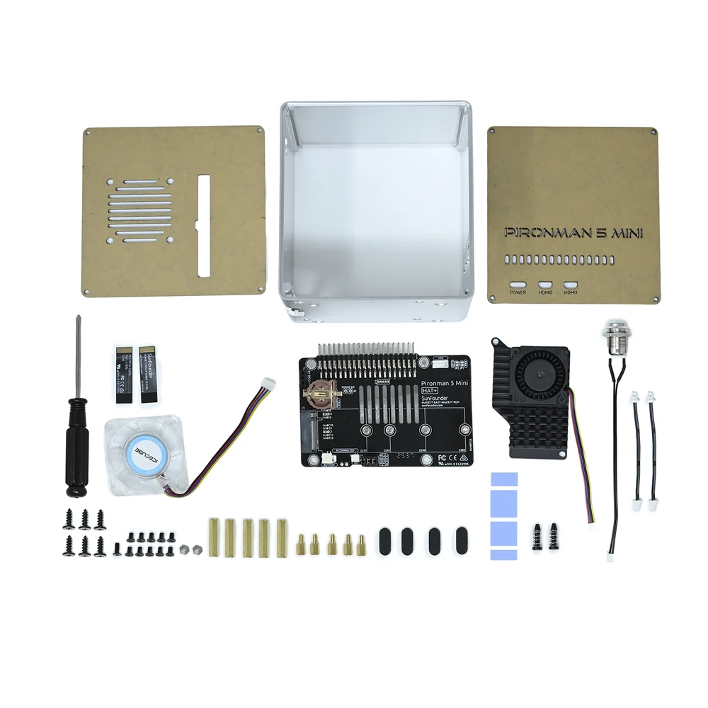 Sunfounder Pironman 5-Mini NVMe M.2 SSD Case for Raspberry Pi 5 - Image 3