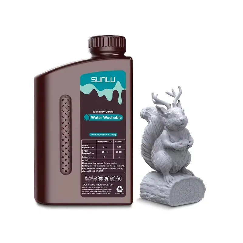 SUNLU 14K Water Washable Resin Grey 1kg