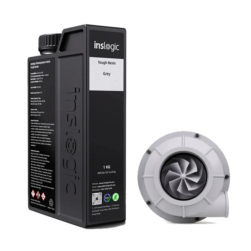 SUNLU INSLOGIC Tough 3D Resin - Grey 1kg Bottle