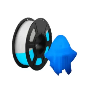 SUNLU PLA Glow in Dark White-to-Blue Filament 1.75mm 1kg