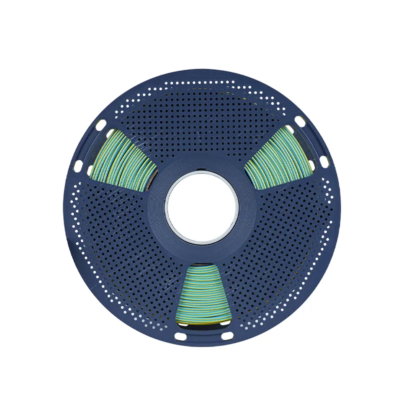 SUNLU PLA Matte Dual Color 1.75mm Filament - Yellow/Cyan 1kg - Image 3