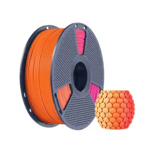 SUNLU PLA Matte Dual Color 1.75mm Orange Red 1kg Filament