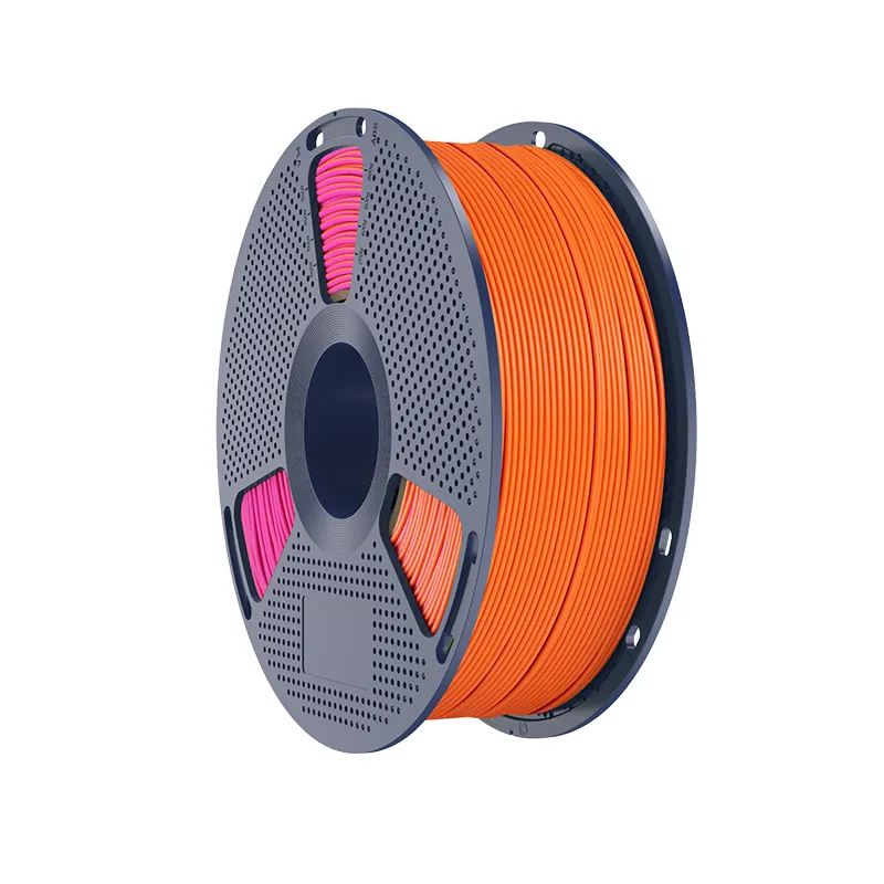 SUNLU PLA Matte Dual Color 1.75mm Orange Red 1kg Filament - Image 2