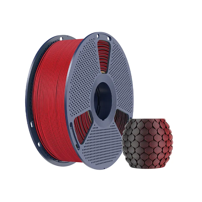 SUNLU PLA Matte Dual Color Black Red Filament 1kg