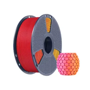 SUNLU PLA Matte Dual Color Filament 1.75mm Red-Yellow 1kg