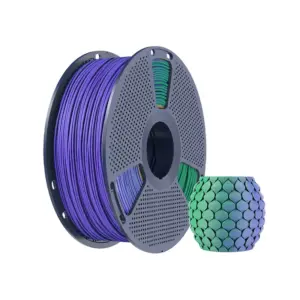 SUNLU PLA Matte Dual Color Green Purple Filament 1kg