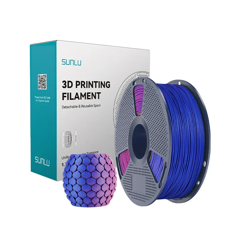 SUNLU PLA Matte Dual Color Red Blue 1.75mm Filament 1kg - Image 4