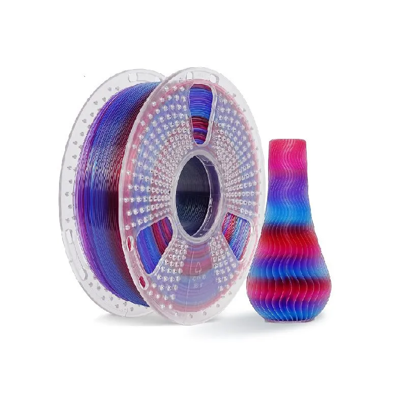 SUNLU PLA Rainbow Transparent 1.75mm 1kg Spool - Image 2