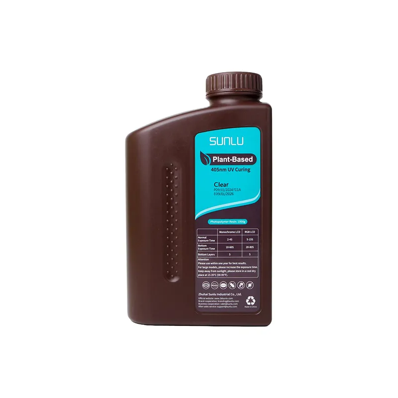 SUNLU Plant-Based Resin Clear 1kg - Image 2