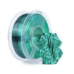 SUNLU Silk PLA+ Black Green 1.75mm Dual Color 1kg Filament