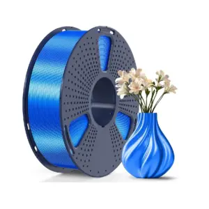 SUNLU Silk PLA+ Blue 1.75mm Filament 1kg
