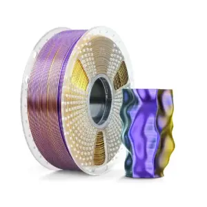 SUNLU Silk PLA+ Dual Color Black Gold Purple 1kg
