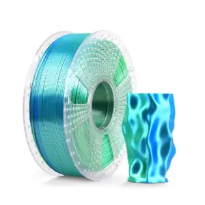 SUNLU Silk PLA+ Dual Color Blue Green 1.75mm 1kg Spool