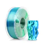 SUNLU Silk PLA+ Dual Color Blue Green 1.75mm 1kg Spool