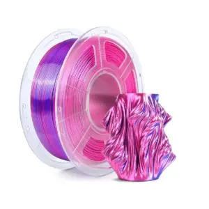 SUNLU Silk PLA+ Dual Color Red Blue 1.75mm Filament 1kg
