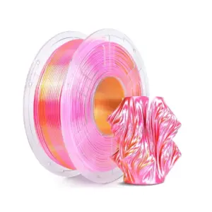 SUNLU Silk PLA+ Pink Gold 1.75mm Dual Color Filament 1kg