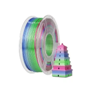SUNLU Silk PLA+ Rainbow 1.75mm Filament - 1kg Spool