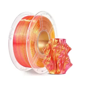 SUNLU Silk PLA+ Red Gold 1.75mm Dual Color 1kg Filament