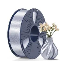 SUNLU Silk PLA+ Silver 1.75mm 1kg Filament