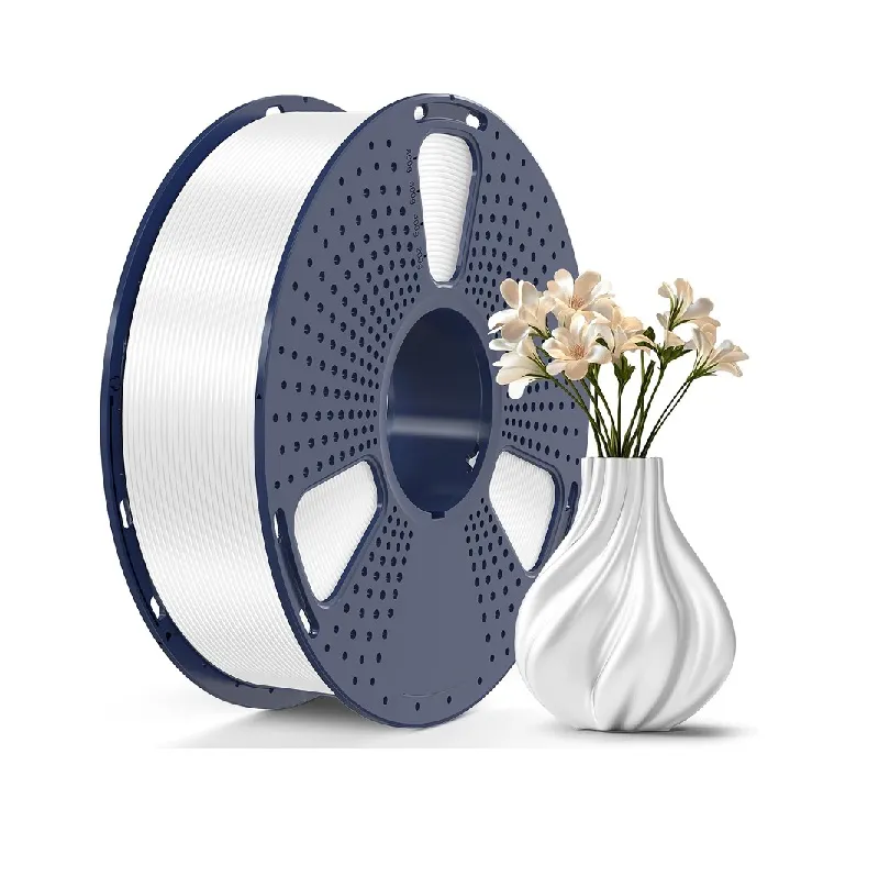 SUNLU Silk PLA+ White 1.75mm 1kg Filament Spool - Image 2