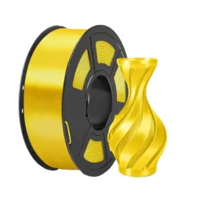 SUNLU Silk PLA+ Yellow 1.75mm Filament 1kg