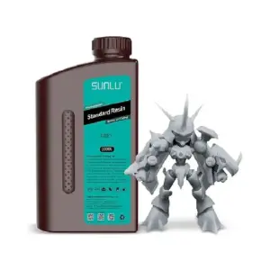 SUNLU Standard 3D Printer Resin - Grey, 1kg