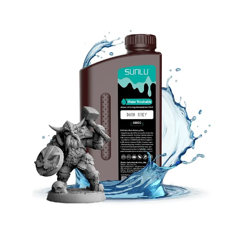SUNLU Standard 405nm Resin - Dark Grey, 1kg - Image 2