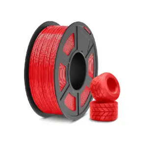 SUNLU TPU-95A Red 1.75mm Flexible Filament - 1kg