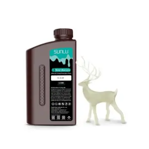 SunLu Water Washable Resin Clear 1kg for 3D Printers