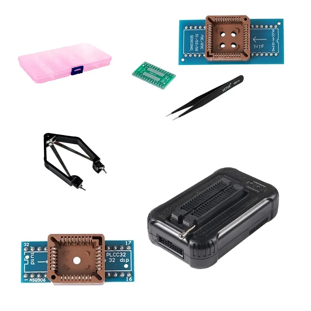 T48 Universal Programmer (TL866-3G) Kit w/ 6 Adapters - Image 3