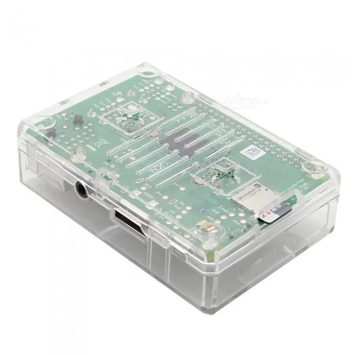 Transparent ABS Case for Raspberry Pi 3/3+ w/ Fan Slot - Image 3